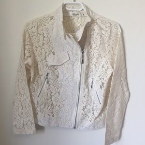 Biker Style Lace Jacket